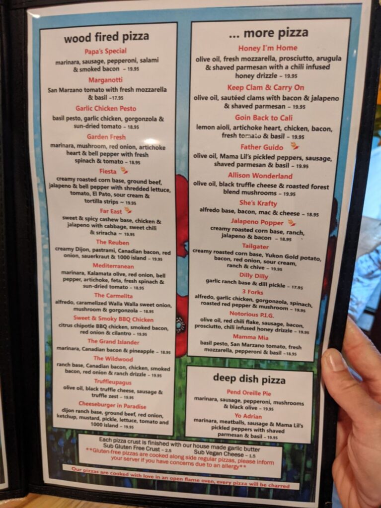 Embers by the Green Menu 4
