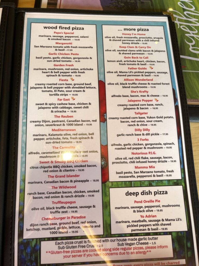 Embers by the Green Menu 8